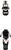 Rossignol Comp Kid 25 Ski Bindings (80mm Brakes) - Youth 2011 Black/White