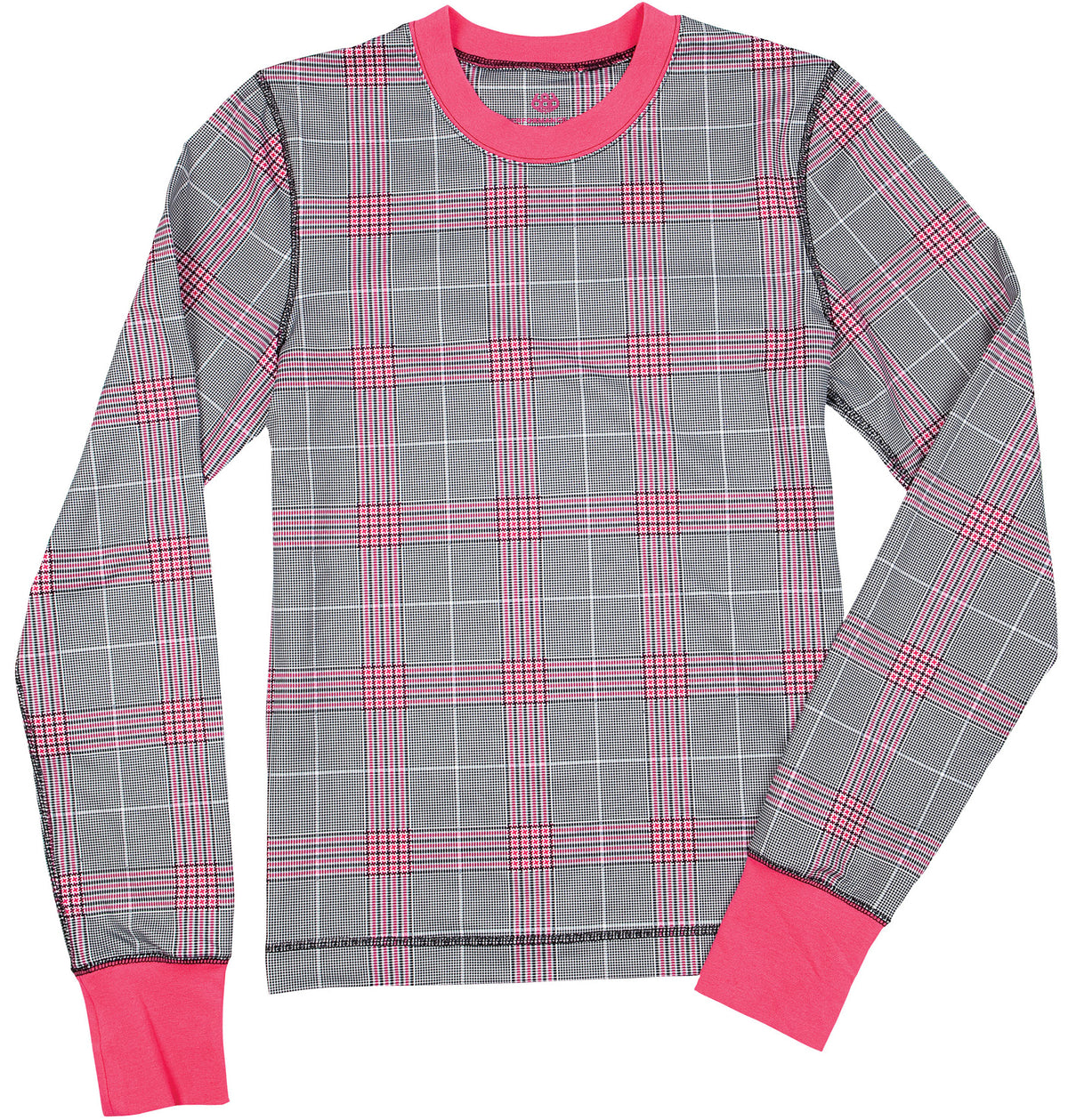 686 Emblem Base Layer Top - Women's Magenta Glenn Plaid