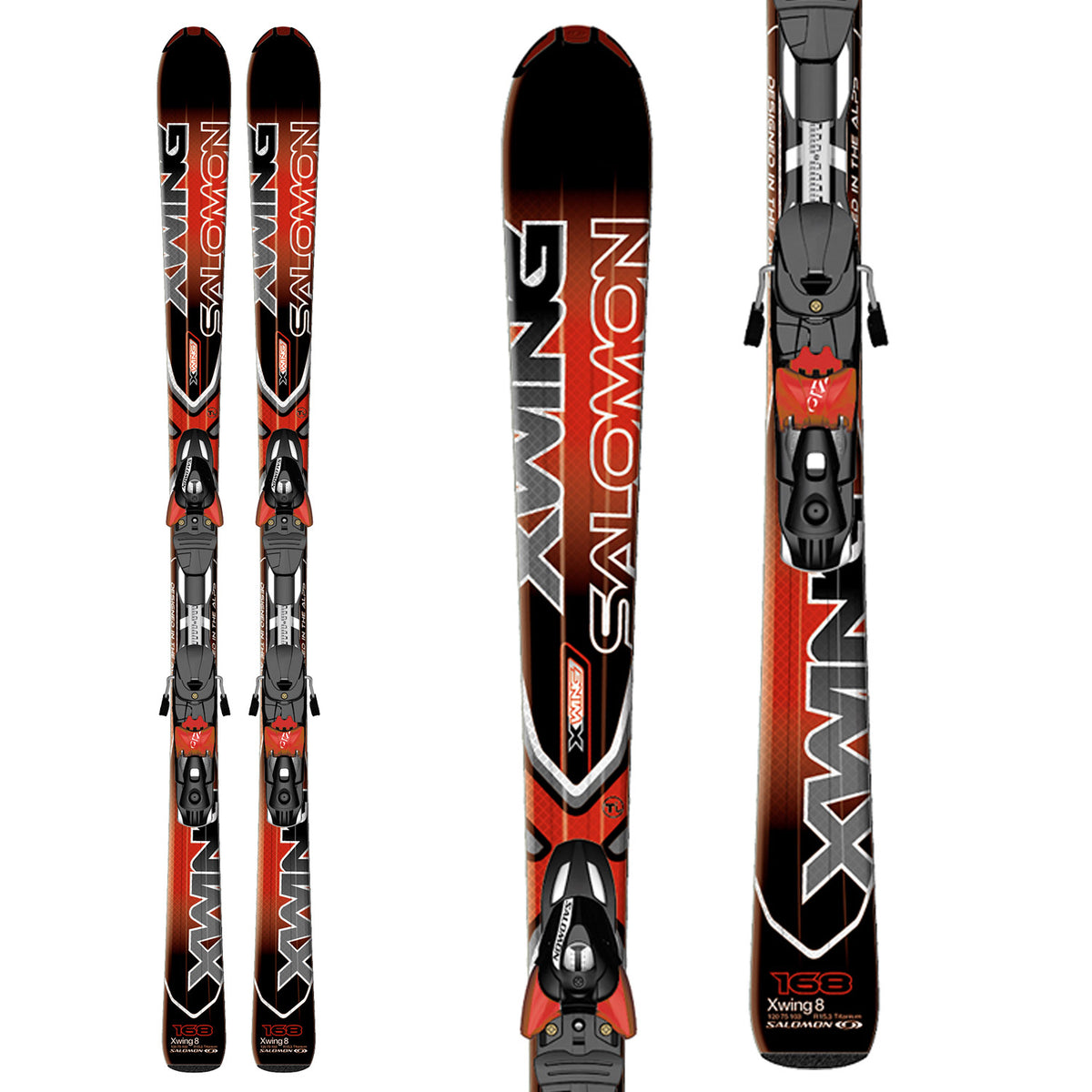 Salomon X-Wing 8 Skis + Z10 Bindings 2011