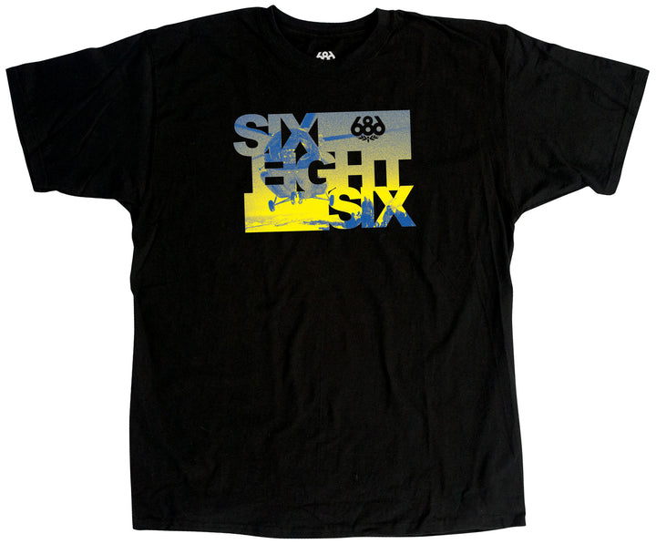 686 Drop Off Slim Fit T Shirt Black