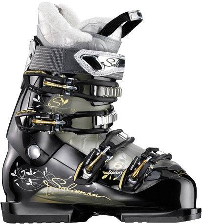 Salomon Divine 6 Ski Boots - Women's 2011 Black/Crystal Starlight