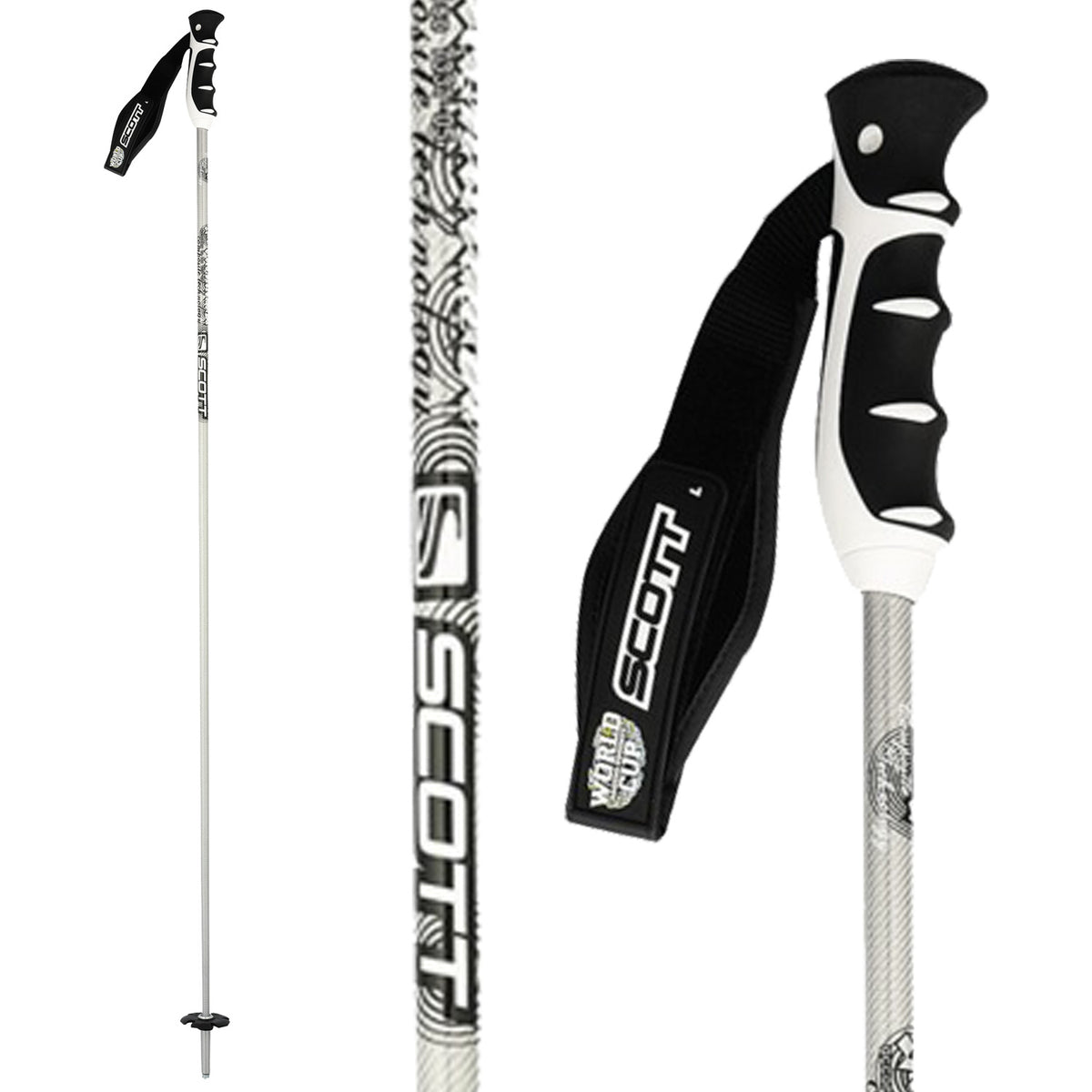 Scott A-12 Ski Poles 2011 Silver