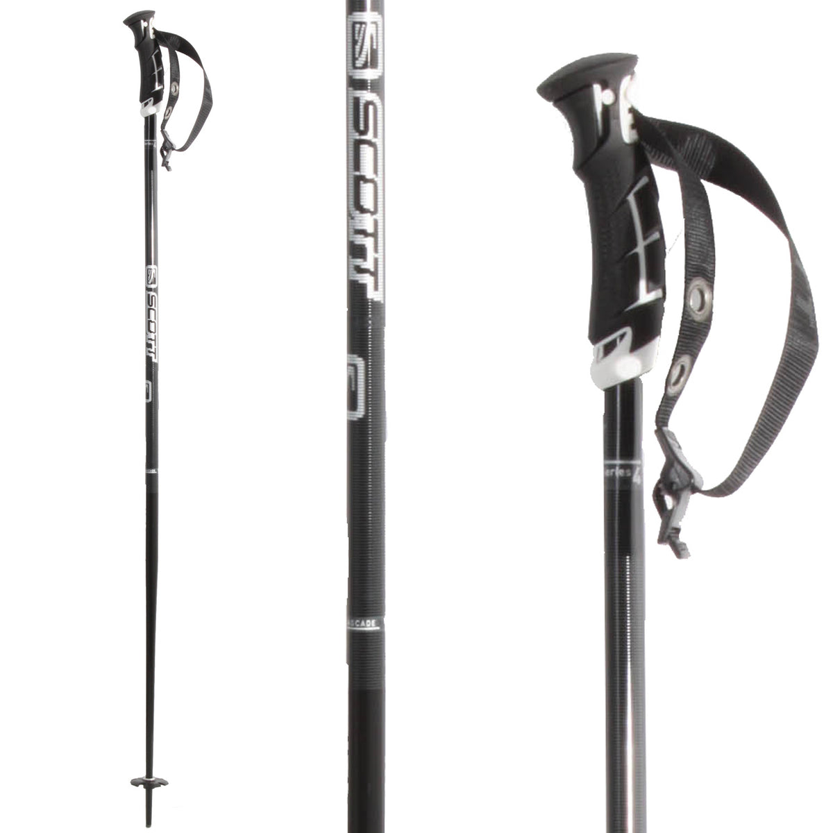 Scott Cascade Ovalized Ski Poles 2011 Black