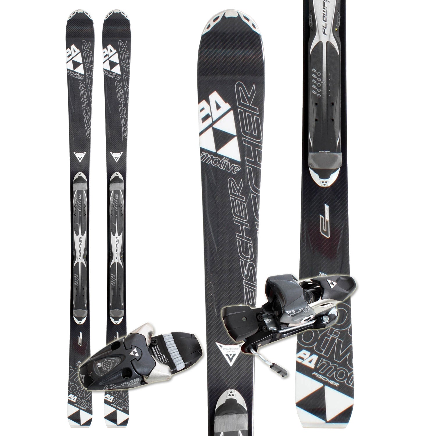 Fischer Motive 84 Powerrail Skis + C-Line Z13 Flowflex Bindings