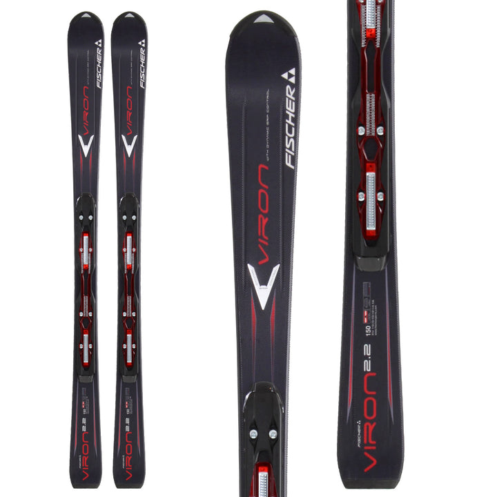 Fischer Viron 2.2 Powerrail Skis + RS 10 Powerrail Bindings 2011