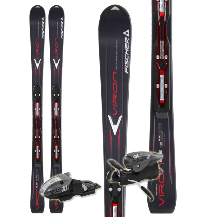 Fischer Viron 2.2 Powerrail Skis + RS 10 Powerrail Bindings 2011