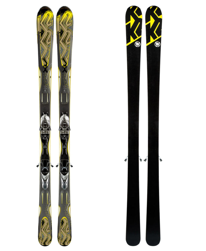 K2 A.M.P. Shockwave Skis + M2 11.0 TC Bindings 2011