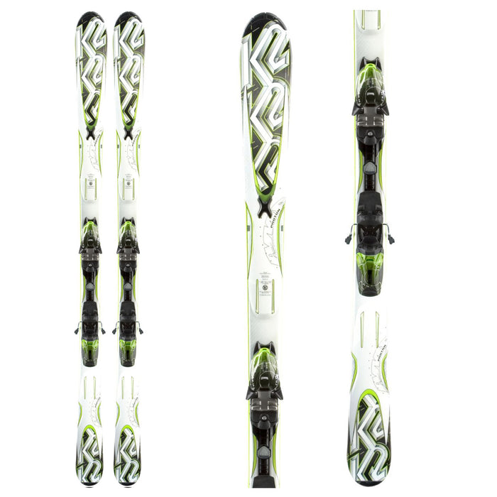 K2 A.M.P. Photon Skis + M2 10.0 Q Bindings 2011