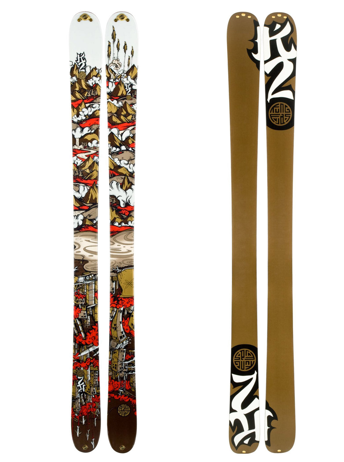 K2 Kung Fujas Skis 2011