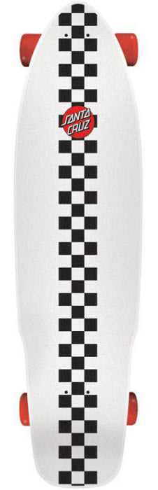 Santa Cruz Checkered Kicktail Skateboard Complete