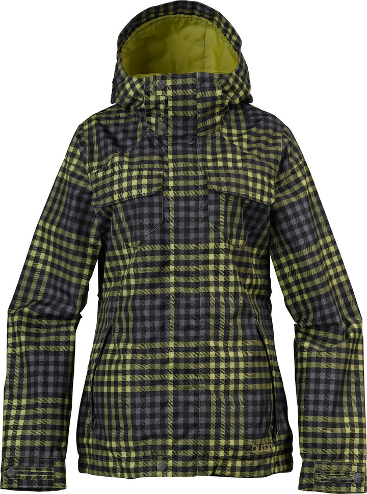 Burton Credence Jacket - Women's Grass Stain Credence Plaid