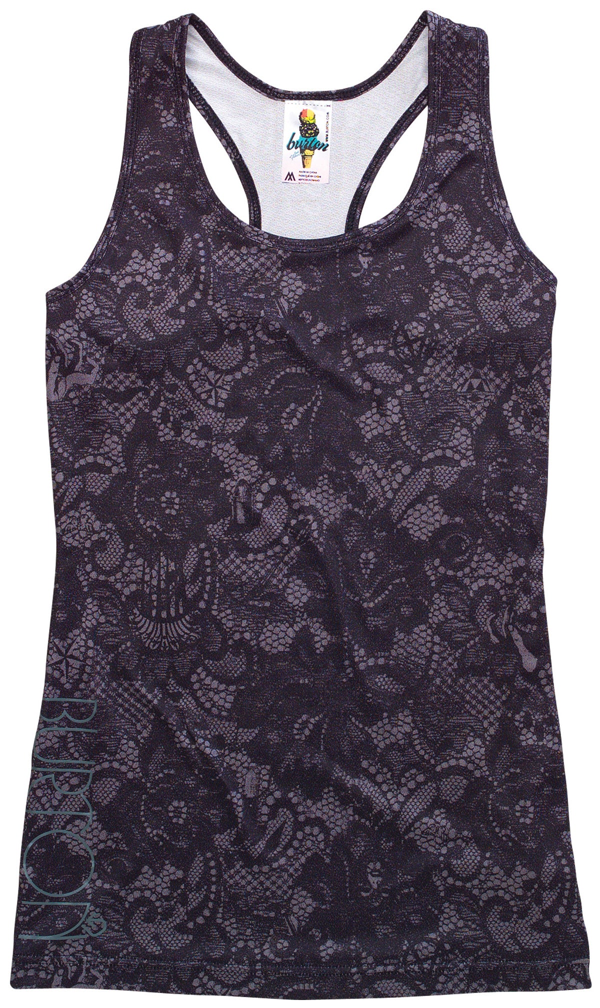 Burton Player Tank Top - Women's Smoke Lace Print