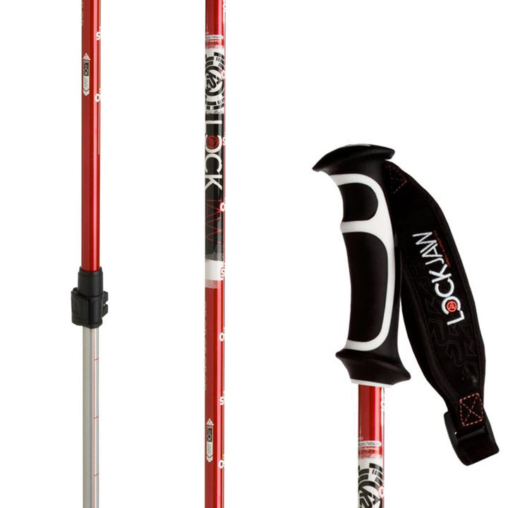 K2 Lock Jaw Aluminum Ski Poles 2011