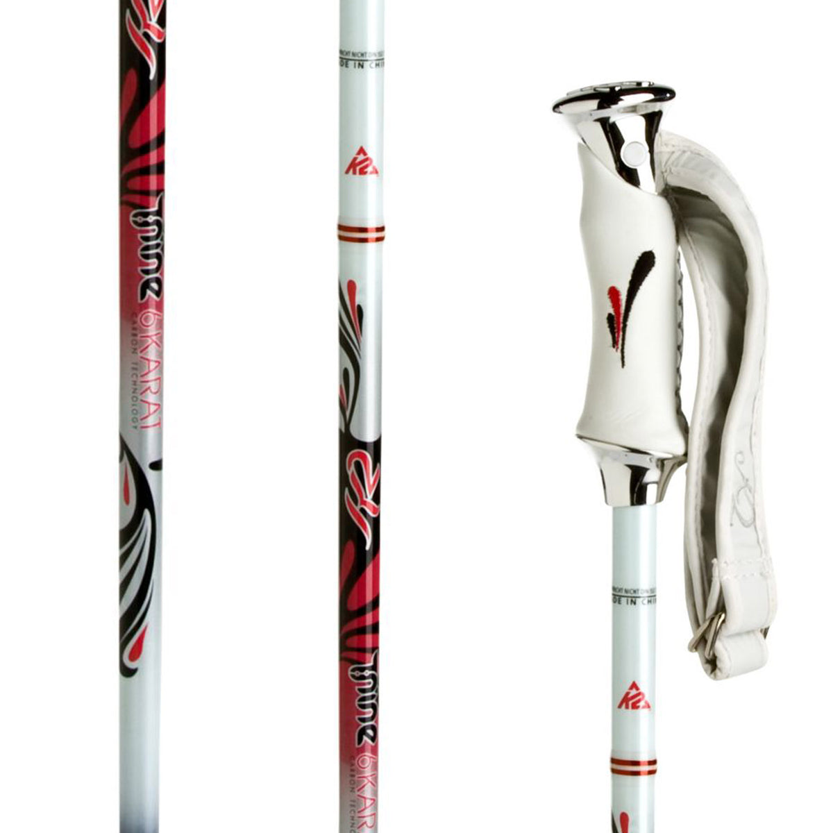 K2 6 Karat - Women's Ski Poles 2011 White