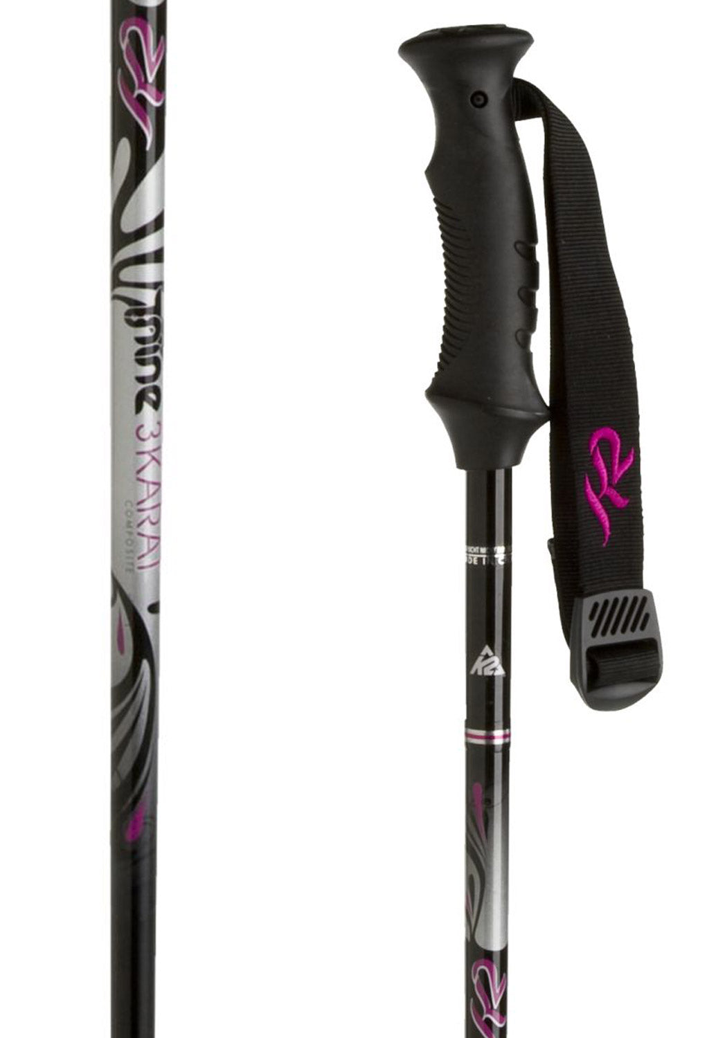 K2 3 Karat - Women's Ski Poles 2011 Black
