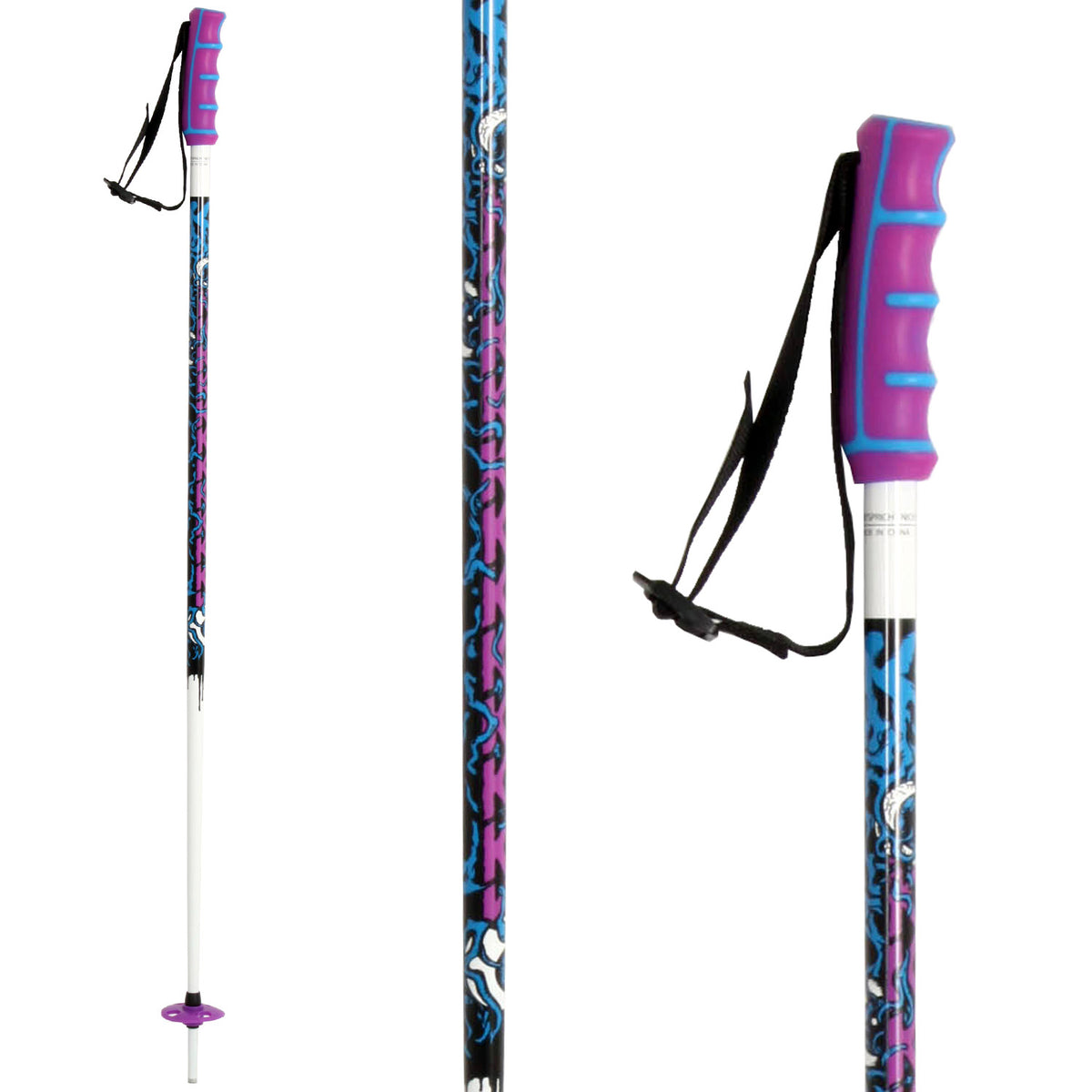 K2 V6 Ski Poles 2011 White