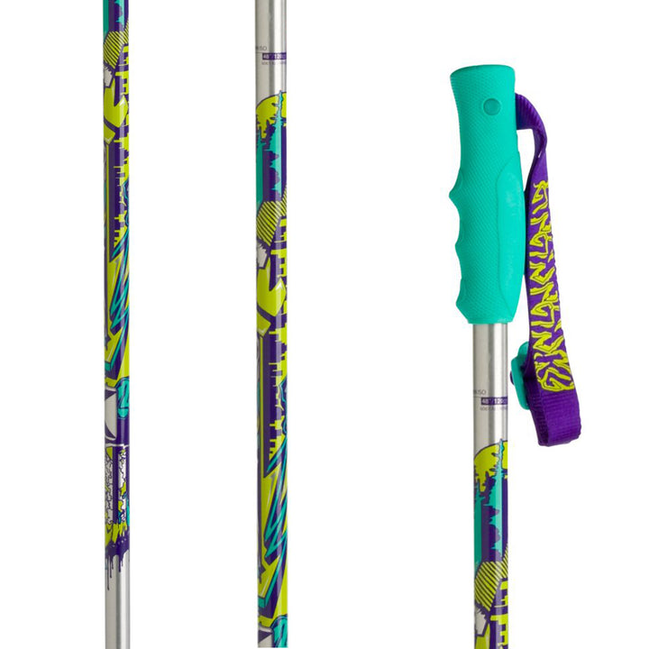K2 V4 Ski Poles 2011 Brushed Aluminum