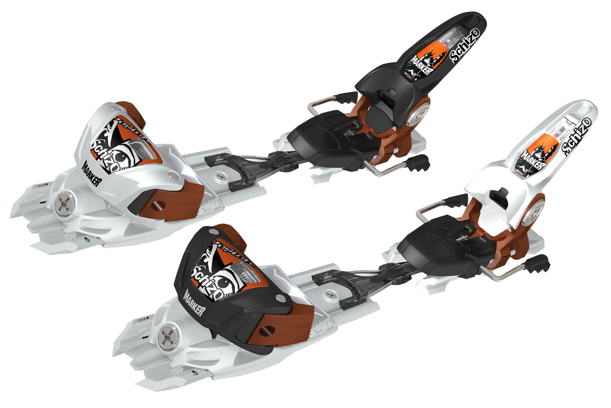 Marker Jester Schizo 16 Ski Bindings (110mm Brakes) 2011 White/Copper/Black