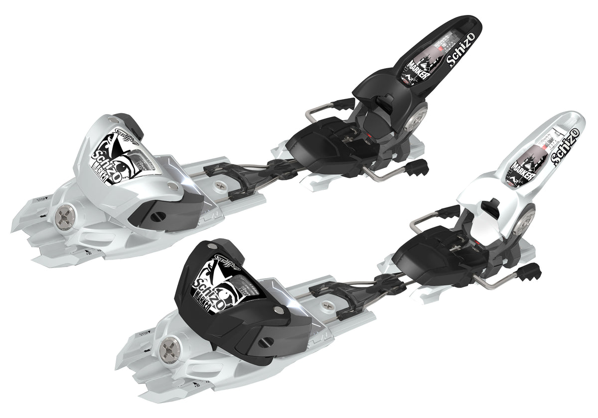 Marker Griffon Schizo 12 Ski Bindings (110mm Brakes) 2011 White/Gunmetal/Black