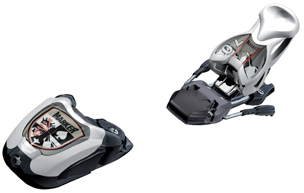 Marker M 7.0 Free Ski Bindings (85mm Brakes) - Youth 2011 White/Black
