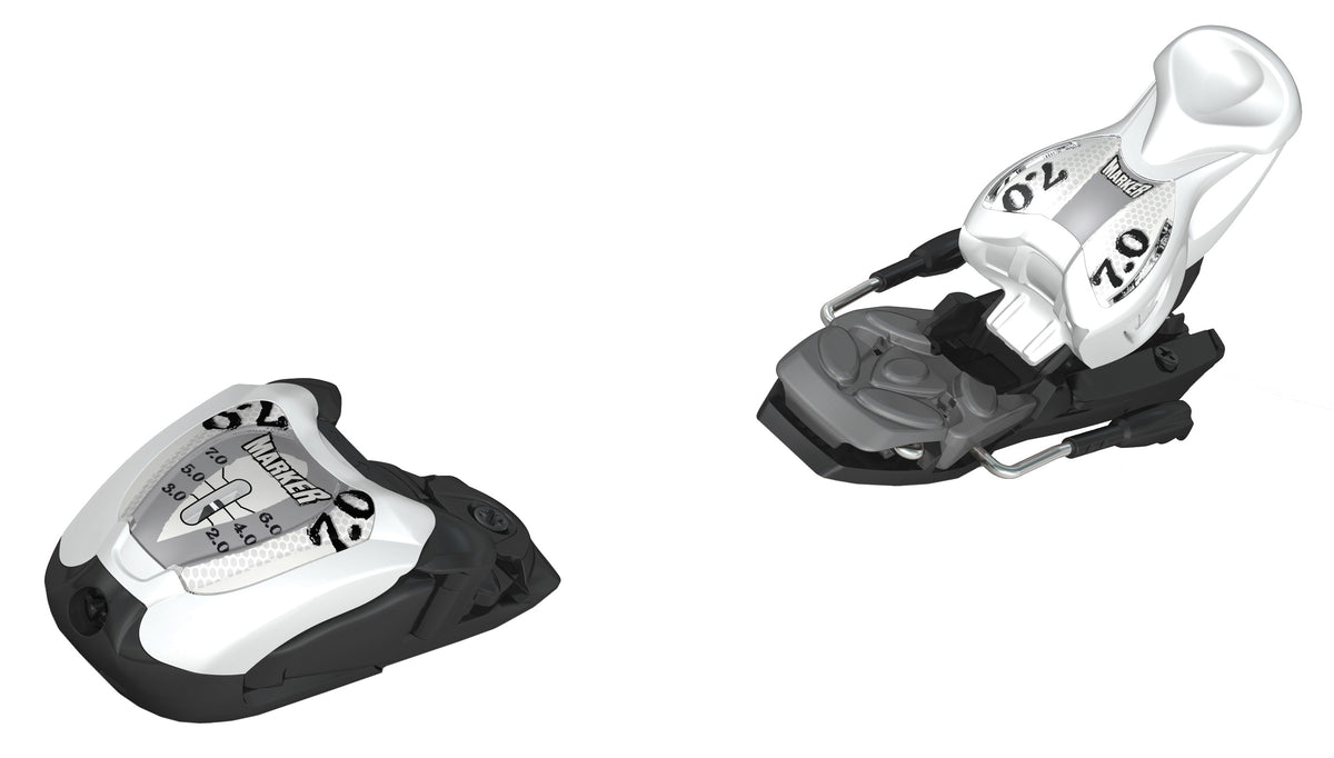 Marker M 7.0 EPS Ski Bindings (74mm Brakes) - Youth 2011 White/Black