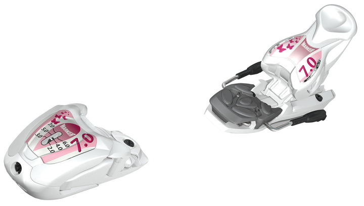 Marker M 7.0 EPS Attiva Ski Bindings (74mm Brakes) - Youth 2011 White/White