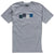 Foursquare 4 Color Icon T Shirt Heather Grey