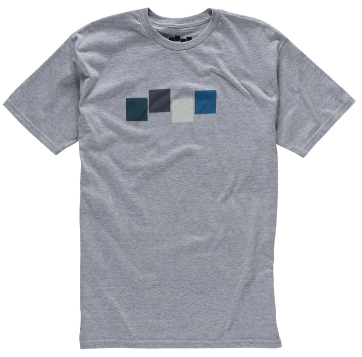 Foursquare 4 Color Icon T Shirt Heather Grey