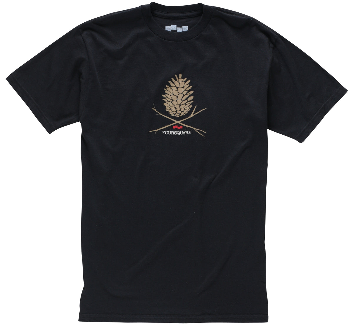 Foursquare Skull Cone T Shirt Blackout