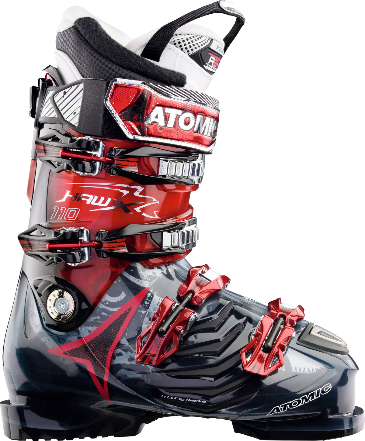 Atomic Hawx 110 Ski Boots 2011 Black Transparent/Black/Red