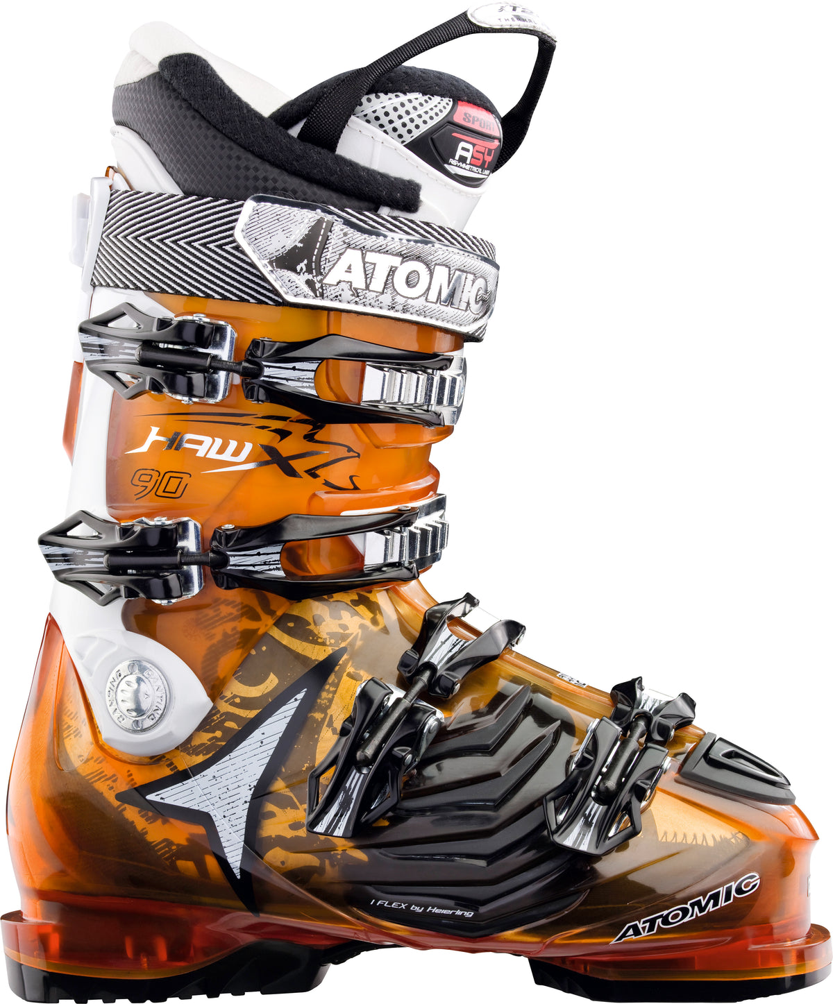 Atomic Hawx 90 Ski Boots 2011 Rust Transparent/White