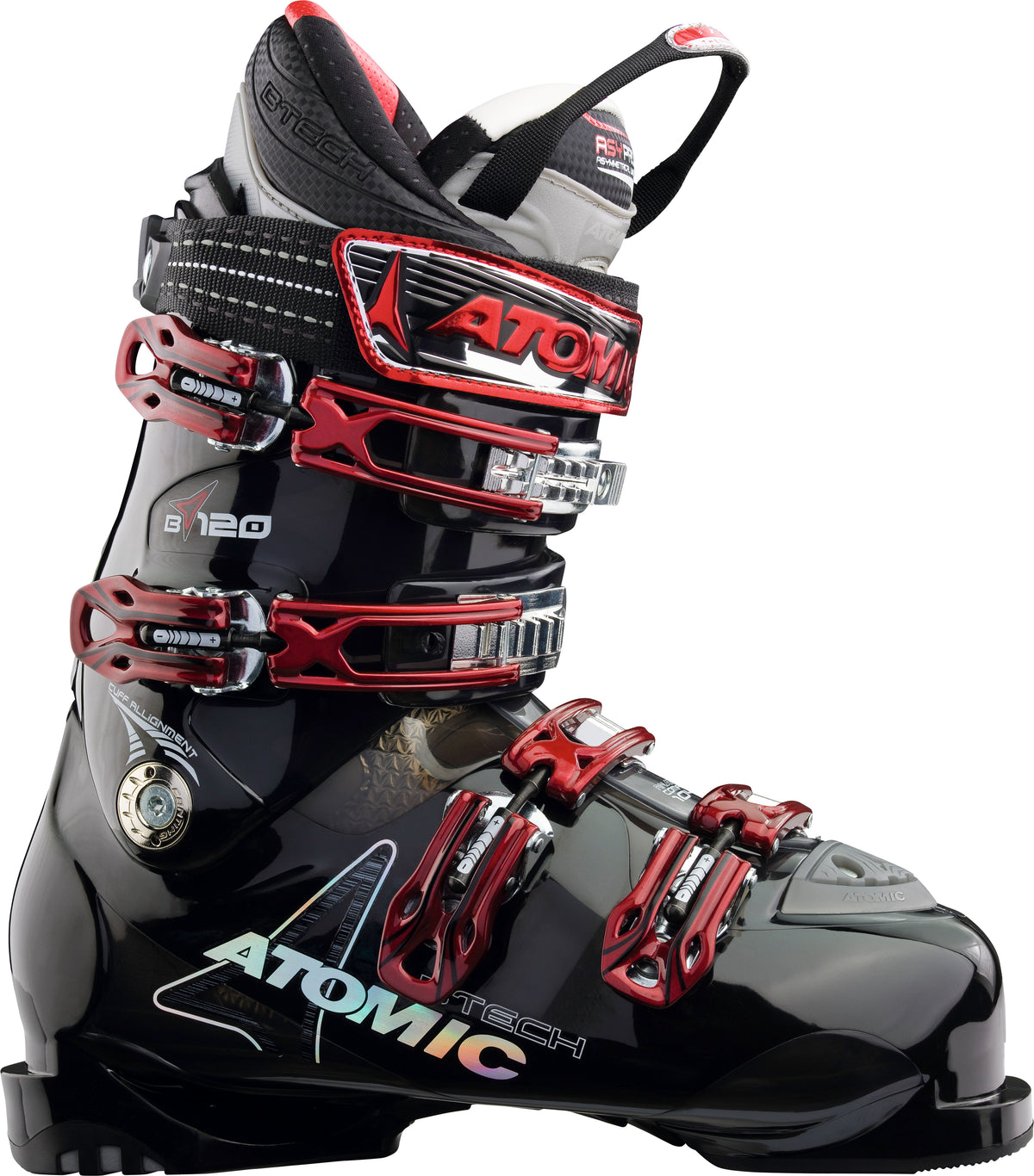 Atomic B Tech 120 Ski Boots 2011 Black/Black Transparent