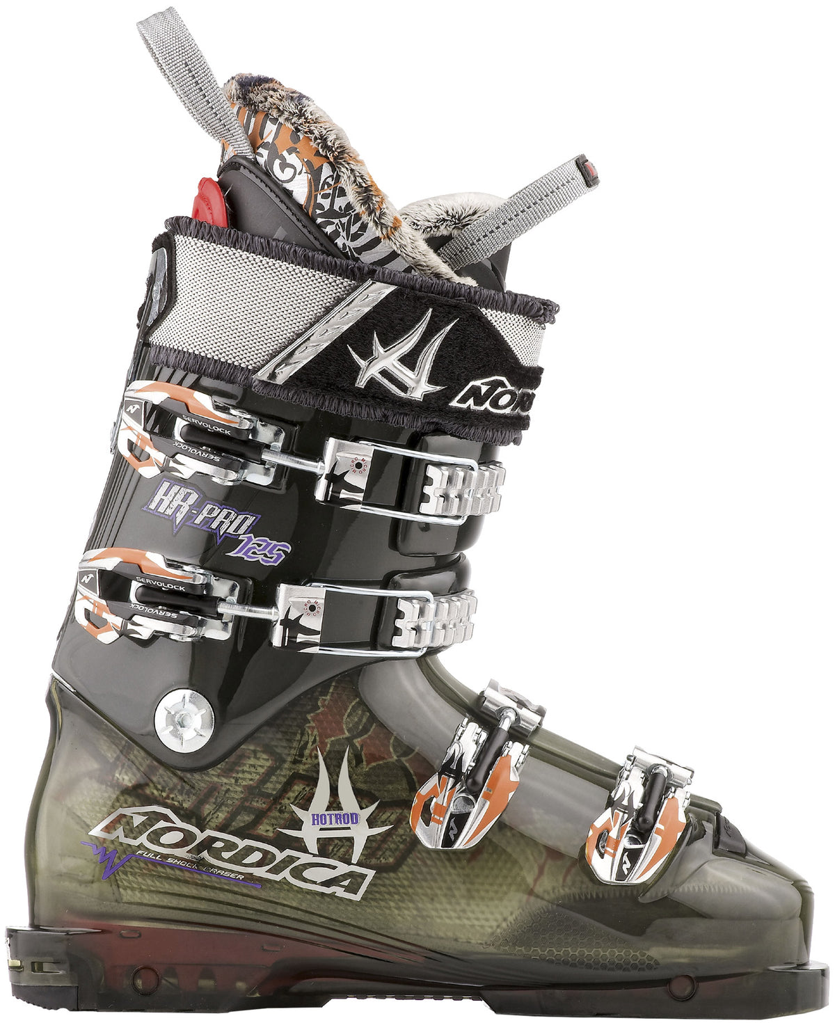 Nordica Hot Rod Pro 125 Ski Boots 2011 Transparent Green/Dark Green