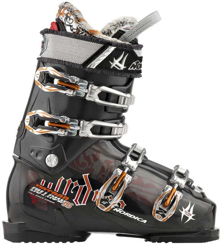 Nordica Hot Rod 95 Ski Boots 2011 Black/Transparent Black