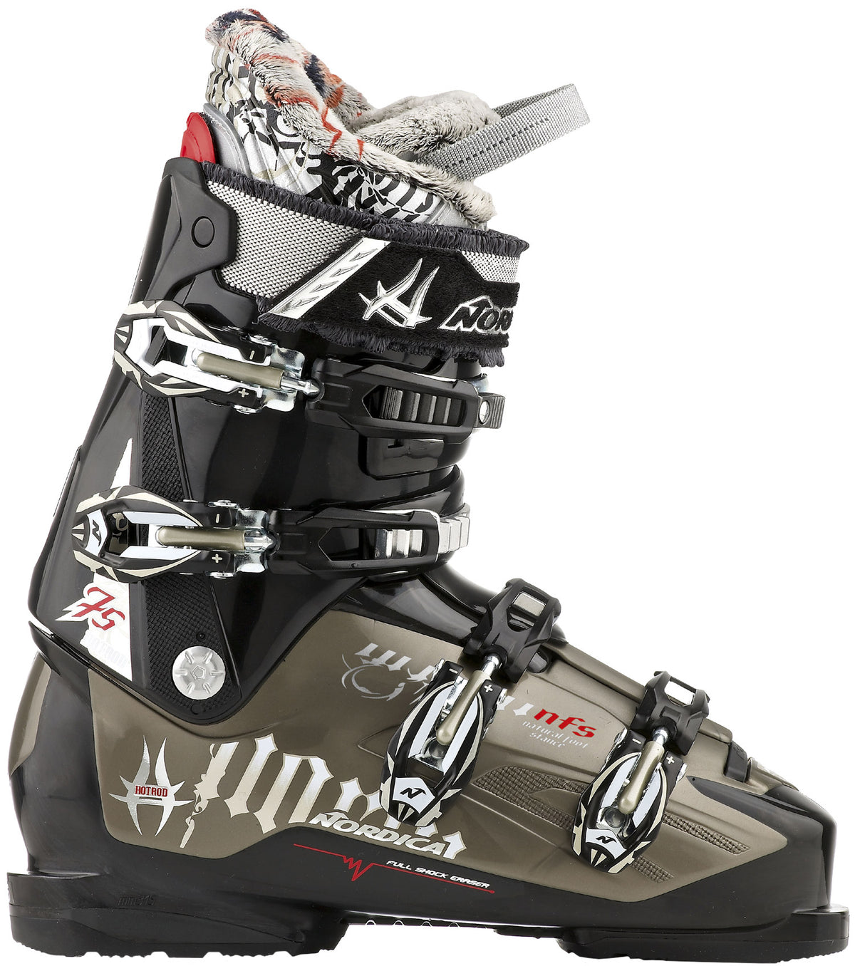 Nordica Hot Rod 75 Ski Boots 2011 Bronze/Black