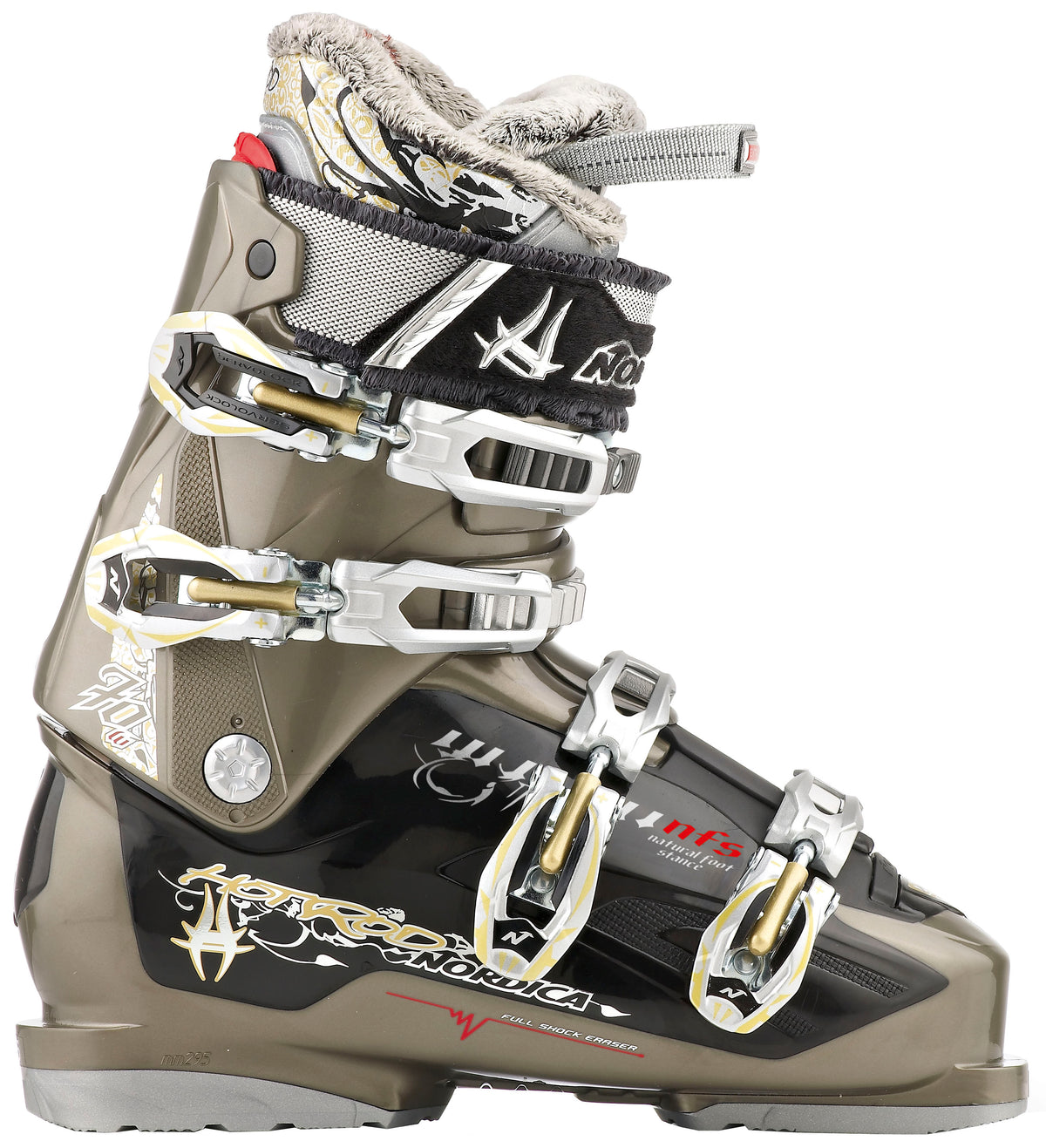 Nordica Hot Rod 70 W Ski Boots - Women's 2011 Black/Bronze