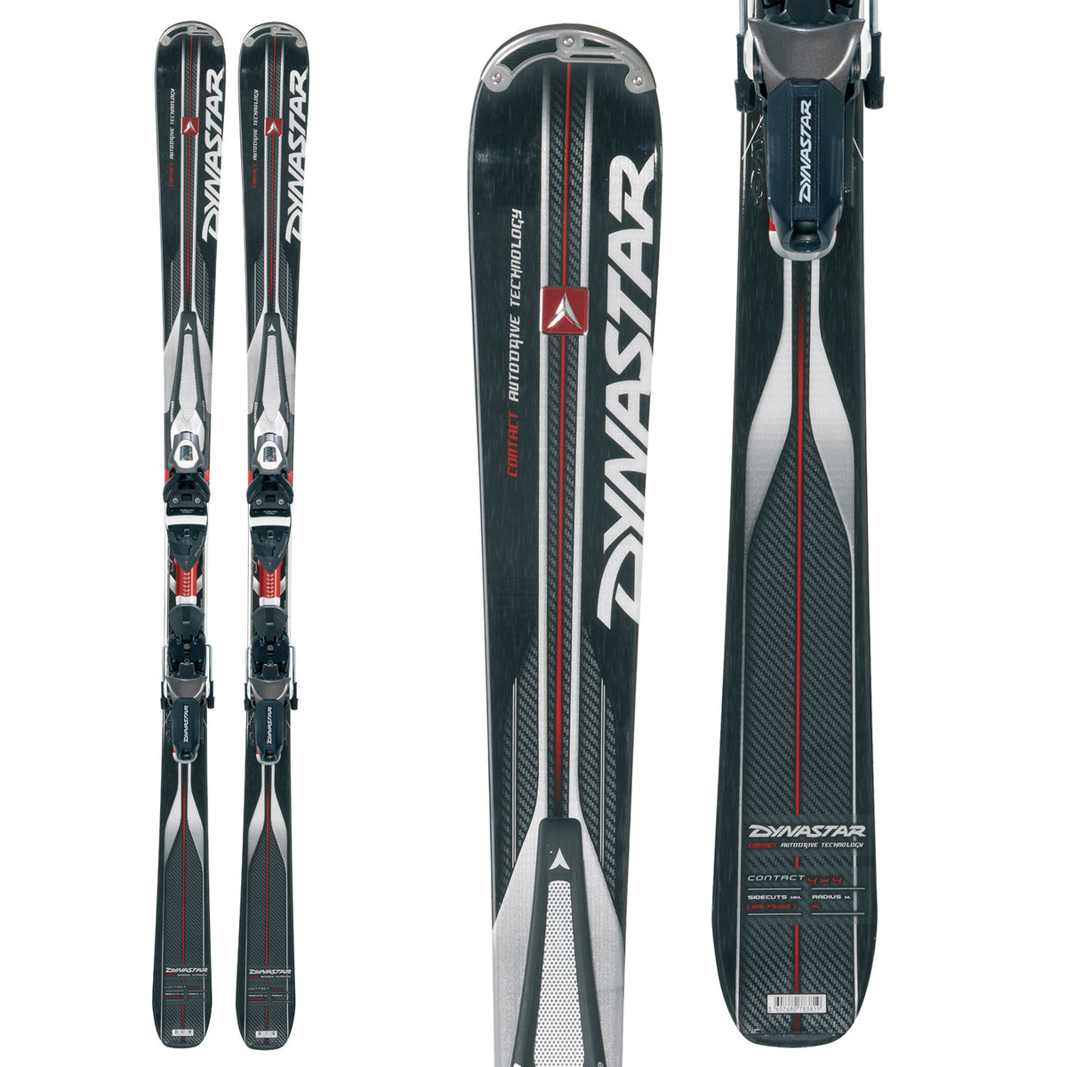 Dynastar Contact 4 x 4 Skis + PX 12 Fluid Bindings 2011