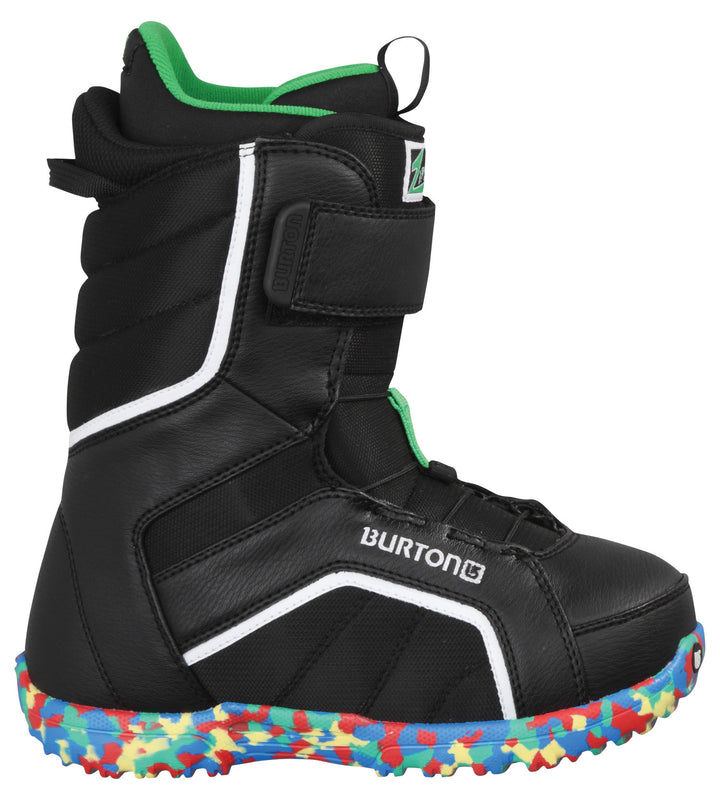 Burton Zipline Snowboard Boots - Youth 2011 Black/White/Multi