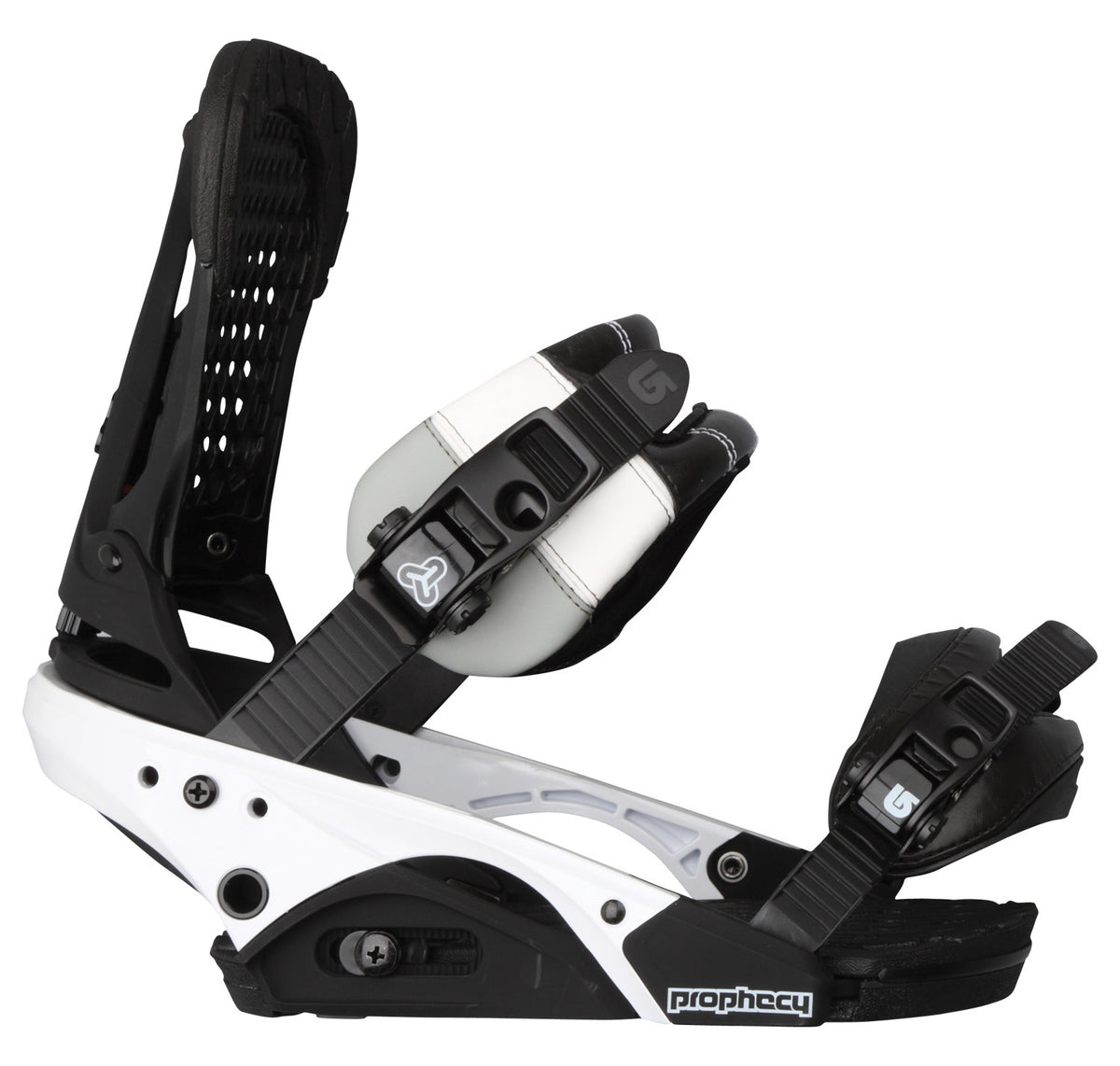 Burton Prophecy Snowboard Bindings 2011 Black/White