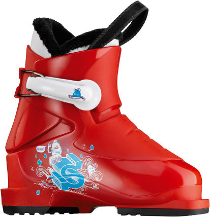Salomon T1 Ski Boots - Child 2011 Red