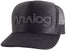 Analog Caution Trucker Hat True Black