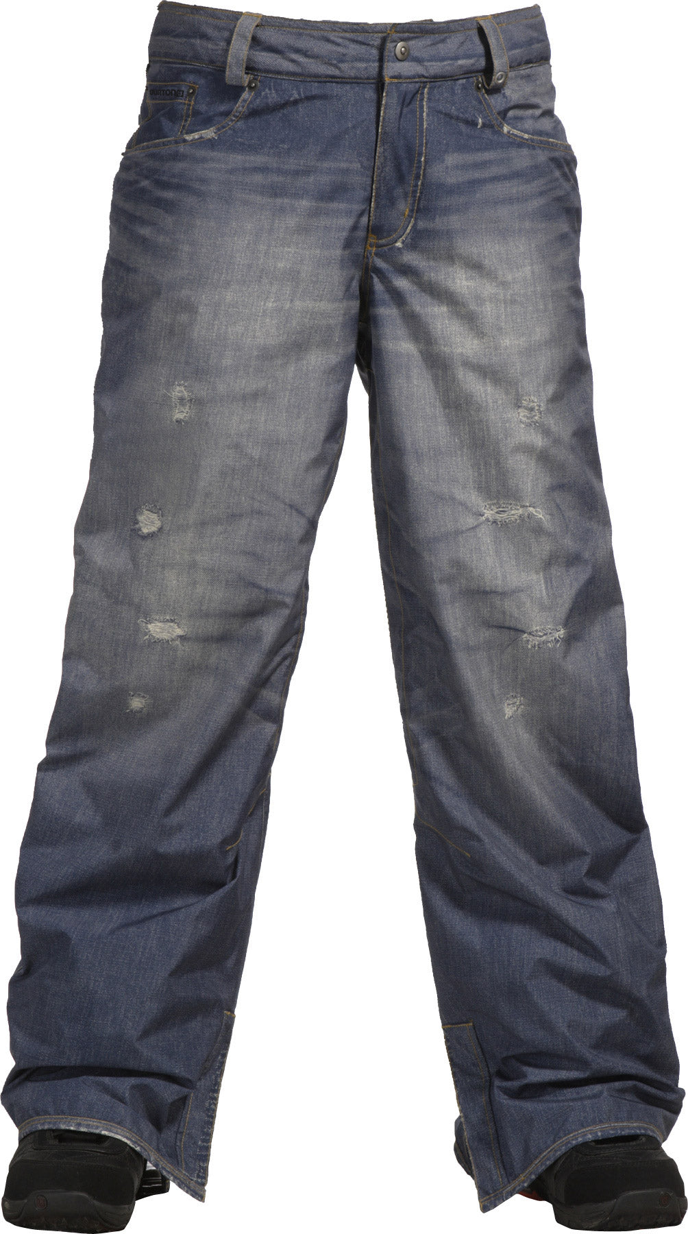 Burton Gore Denim Pants - Women's Blue Denim Print