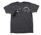 Ames Bros Happiness T Shirt Charcoal