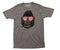 Ames Bros X-Ray Ape T Shirt Heather Ash