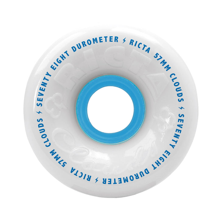 Ricta Clouds White 78A Skateboard Wheels White