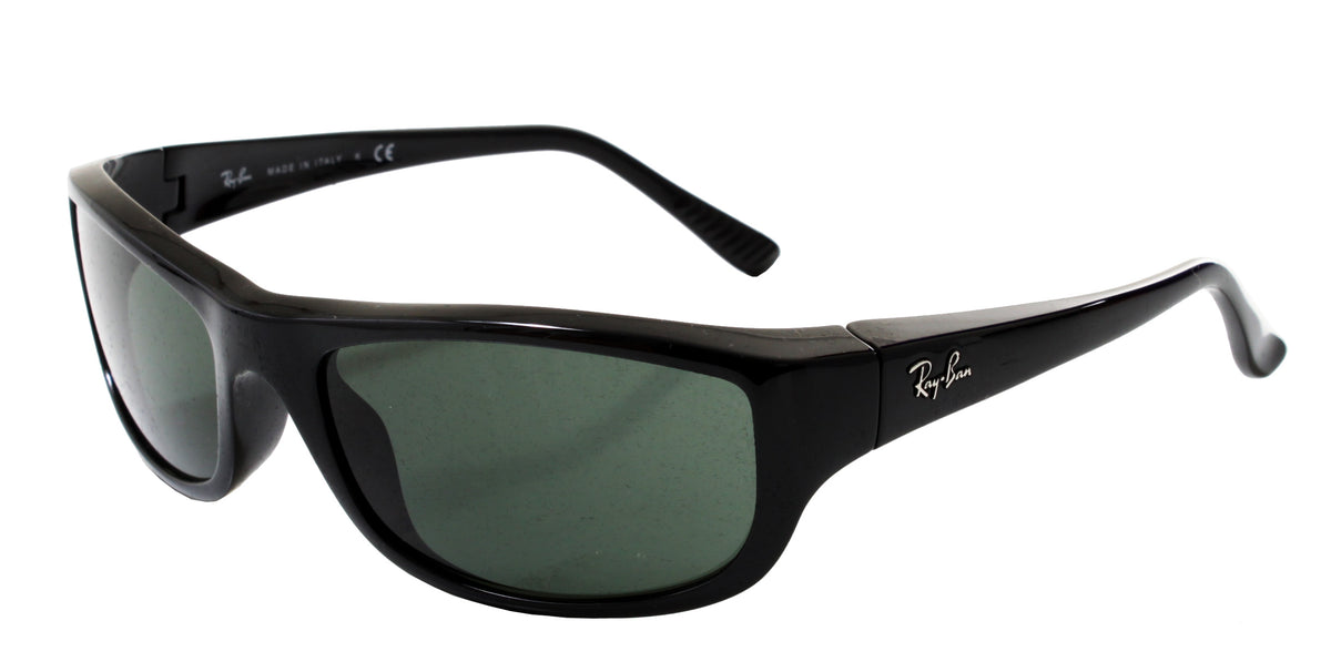 Ray Ban RB 4119 Sunglasses Black/Poly Grey/Green
