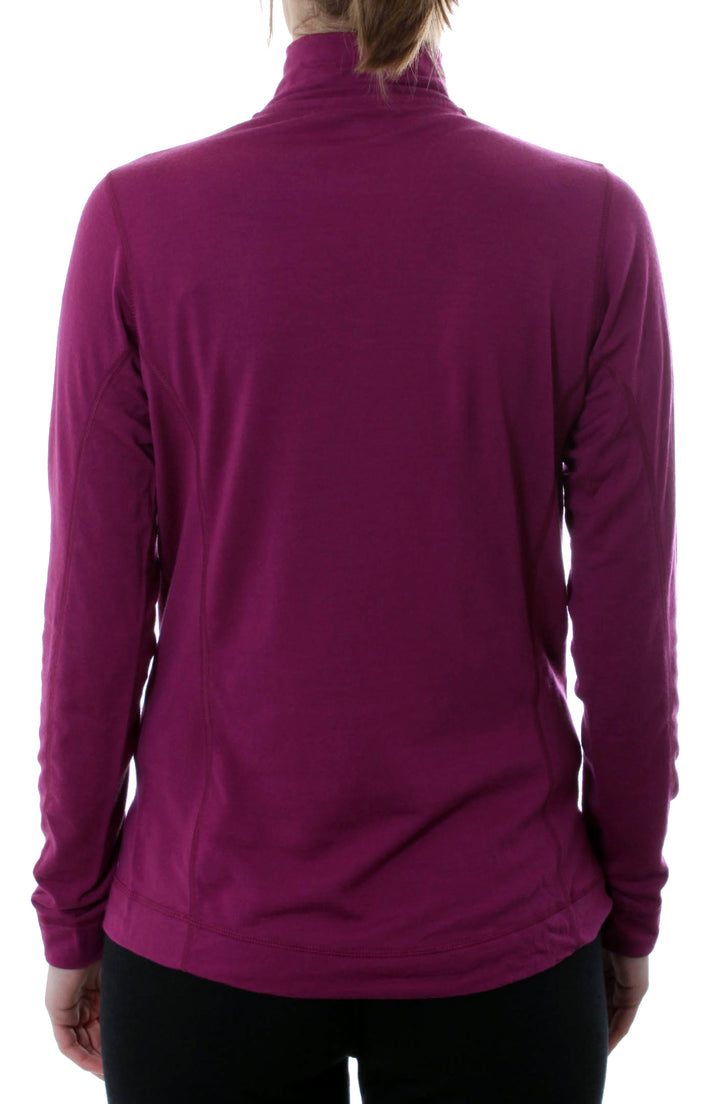 Smartwool Lightweight Zip Long Sleeve T - Women's