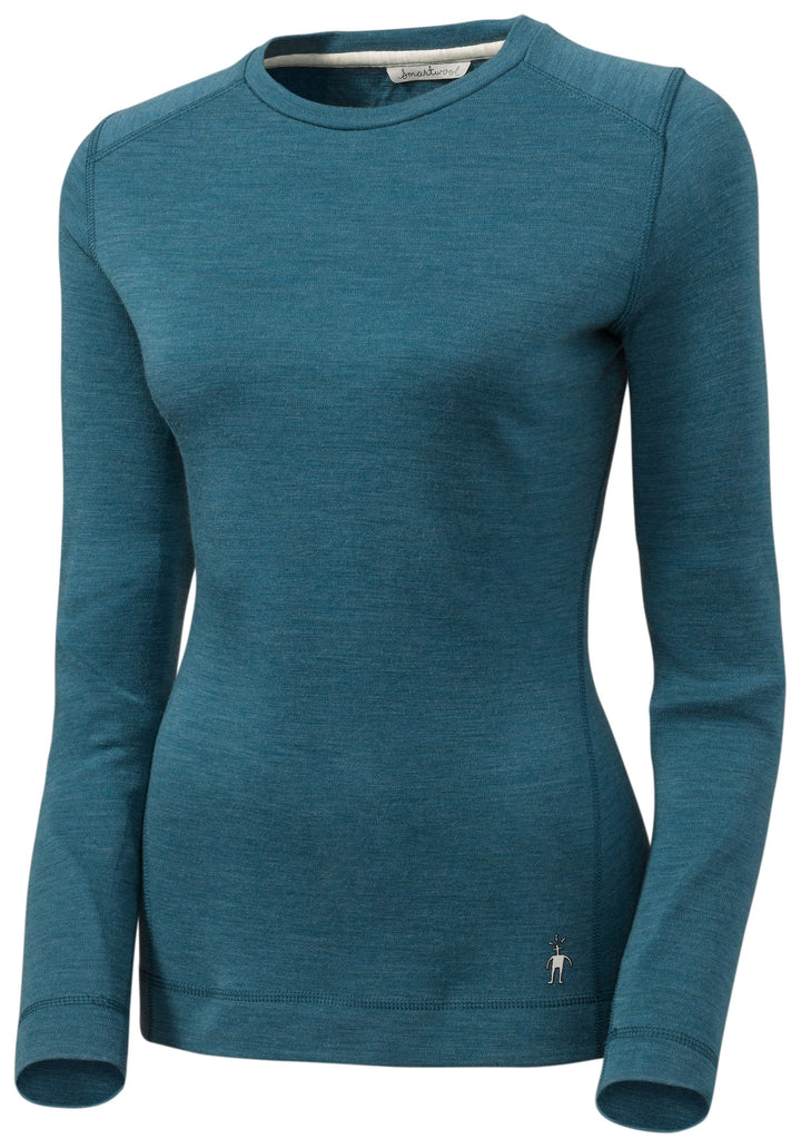 Smartwool Midweight Crew Long Sleeve Top - Women's Aegean Heather