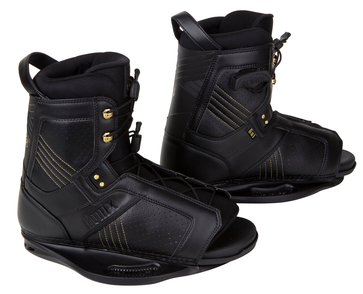 Ronix Kai Open Toe Wakeboard Bindings 2011 Black/Antique