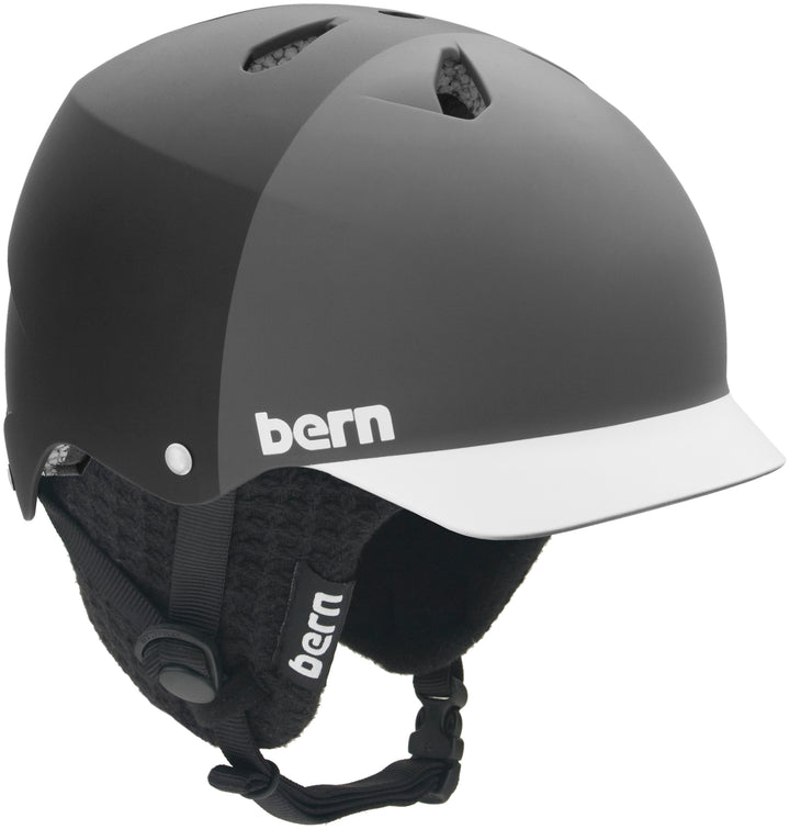 Bern Watts Hard Hat Matte Black Hatstyle/Black Knit